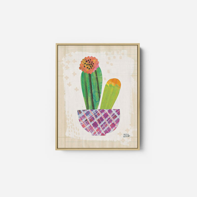 Collage Cactus II on Graph Paper - MELISSA AVERINOS