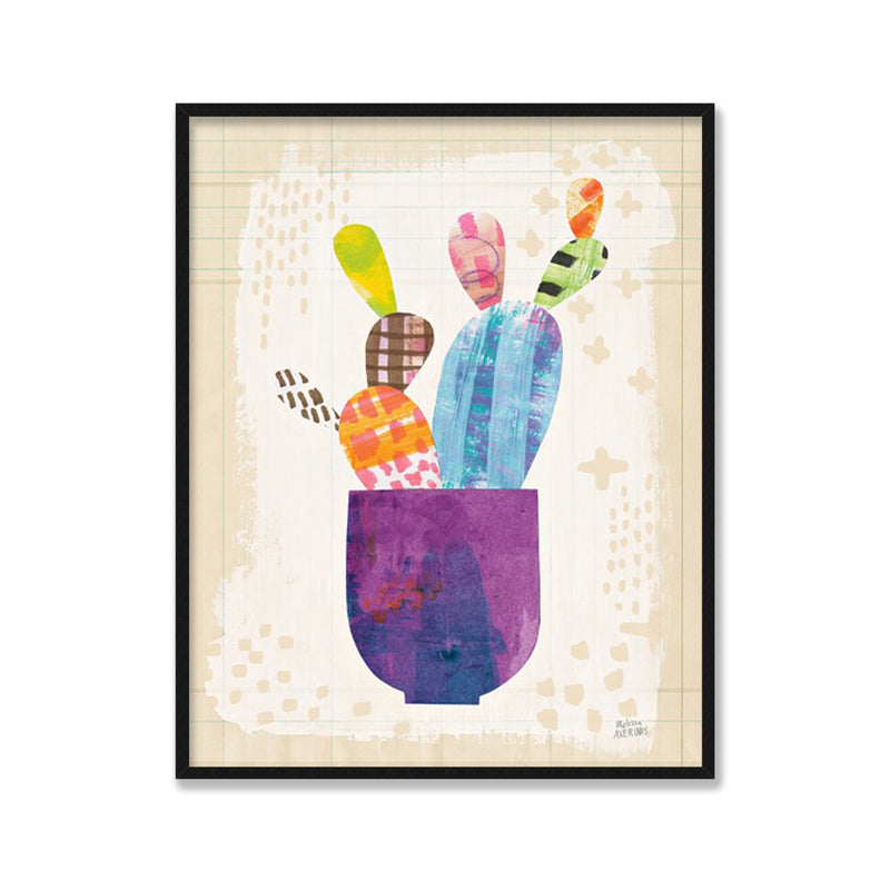 Collage Cactus III on Graph Paper - MELISSA AVERINOS