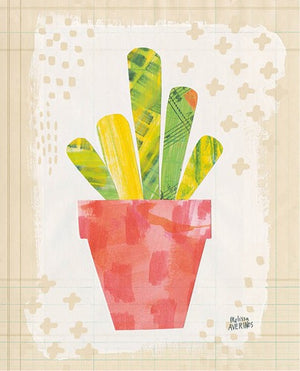 Collage Cactus VI on Graph Paper - MELISSA AVERINOS