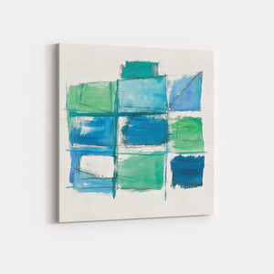 131 West 3rd Street Square III - Canvas Wall Art