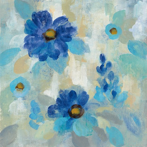 Blue Flowers Whisper II - SILVIA VASSILEVA
