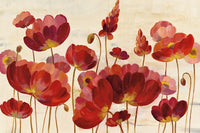 Red Flowers on Cream - SILVIA VASSILEVA
