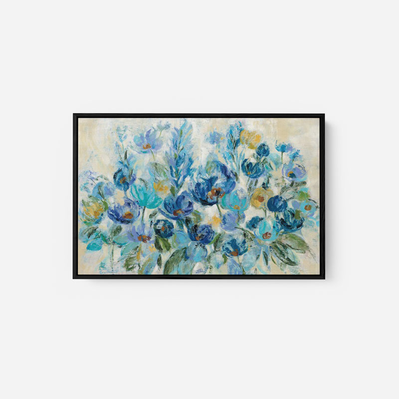 Scattered Blue Flowers - SILVIA VASSILEVA