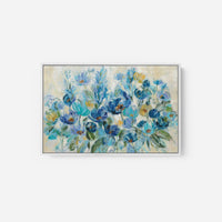 Scattered Blue Flowers - SILVIA VASSILEVA
