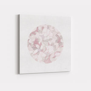 Leafy Abstract Circle I Blush Gray - DANHUI NAI