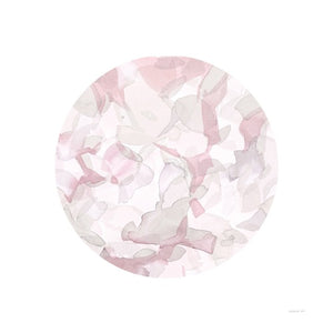 Leafy Abstract Circle II Blush Gray - DANHUI NAI