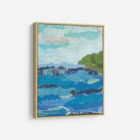 Canvas Wall Arts Prints- Abstract Coastal IV