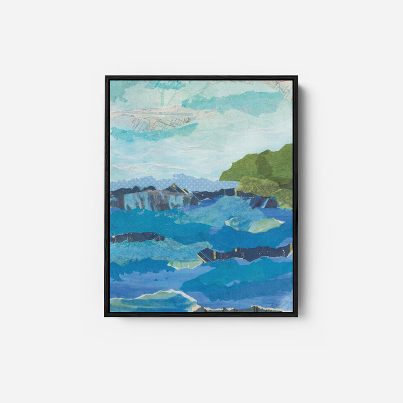 Canvas Wall Arts Prints- Abstract Coastal IV