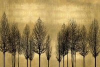 Tree Line on Gold - KATE BENNETT
