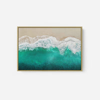 Teal Ocean Waves From Above I - MAGGIE OLSEN