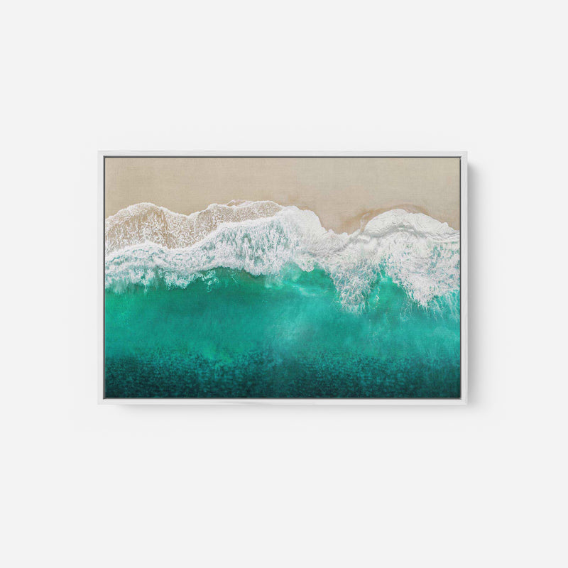 Teal Ocean Waves From Above I - MAGGIE OLSEN