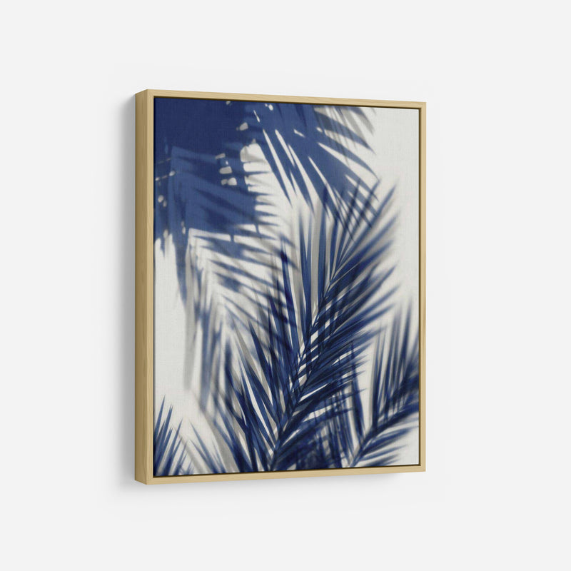 Palm Shadows Blue II - MELONIE MILLER