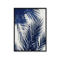 Palm Shadows Blue II - MELONIE MILLER