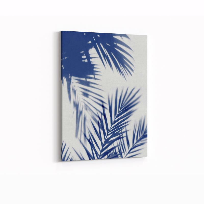 Palm Shadows Indigo II - MELONIE MILLER