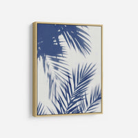 Palm Shadows Indigo II - MELONIE MILLER